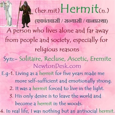 what does hermit mean.